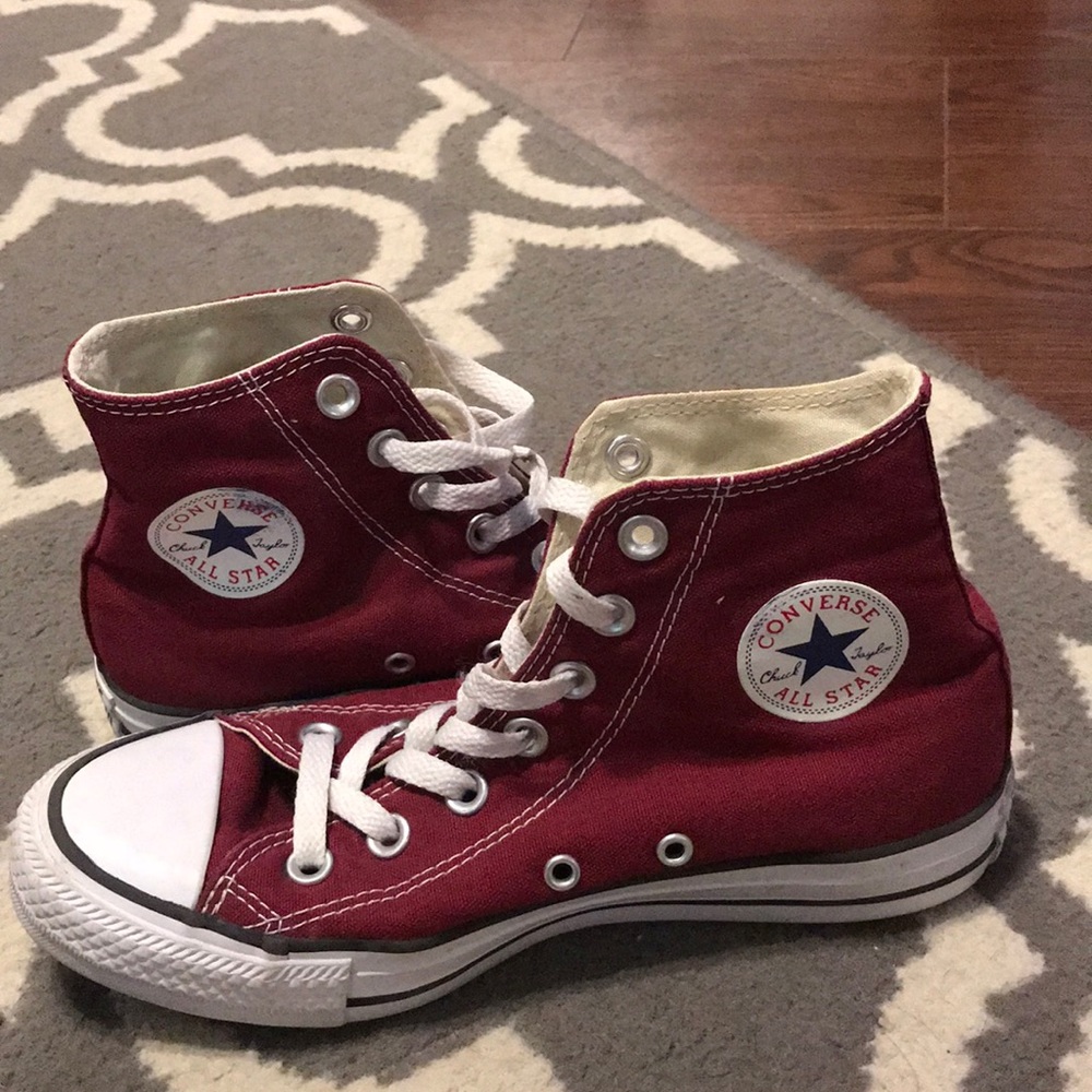 Maroon Converse